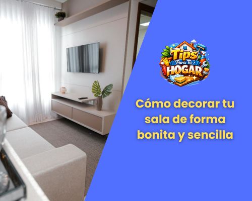 Cómo decorar tu sala de forma bonita y sencilla