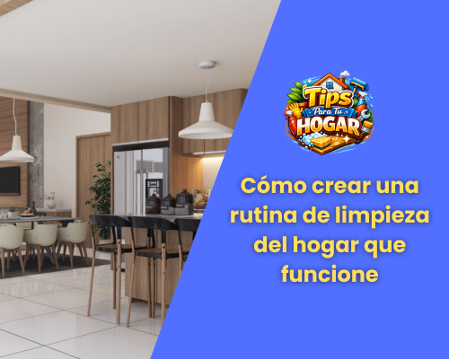 Cómo crear una rutina de limpieza del hogar que funcione