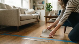 Proceso para elegir alfombra para sala