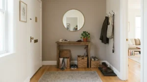 decorar entrada pequeña en casa