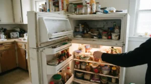 el refrigerador antes de reducir consumo del refrigerador