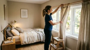 Proceso para hacer dormitorio acogedor