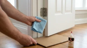 Proceso para quitar chirrido de puerta