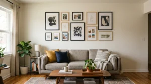 Resultado después de decorar pared vacía