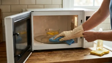 limpiar microondas y quitar olores en casa