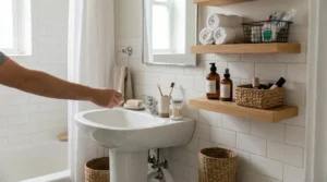 organizar baño pequeño en casa