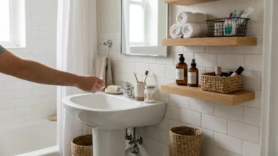 organizar baño pequeño en casa