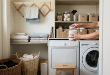 organizar lavandería pequeña en casa