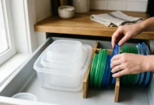 organizar recipientes y tapas en casa