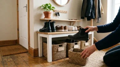 organizar zapatos sin zapatero en casa