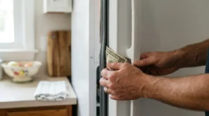 puerta del refrigerador cierra mal en casa
