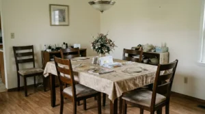 un comedor existente antes de renovar comedor económico